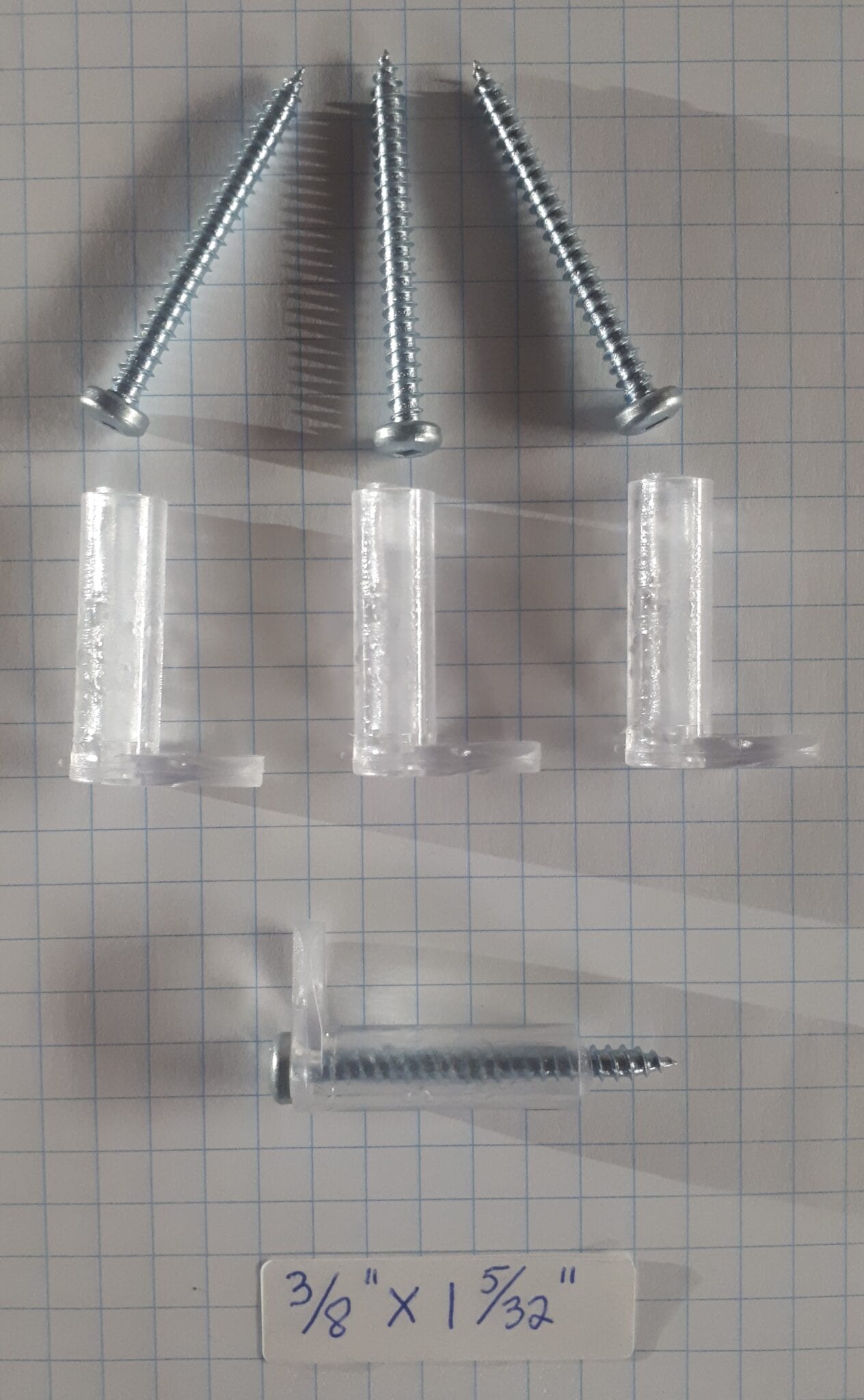 Window Screen Turnbuckles / Polycarbonate / with screws Lumasso