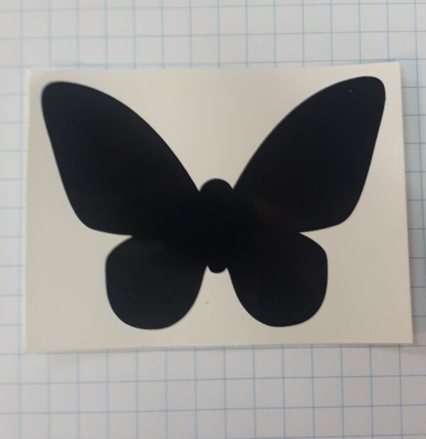 Black Colored Butterfly, Screen Decal Maintenance Kit