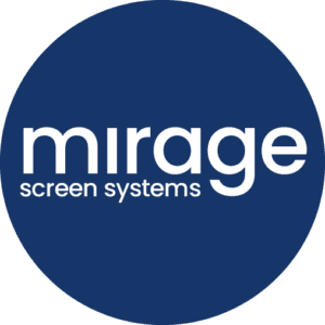 Mirage Screen Systems logo.