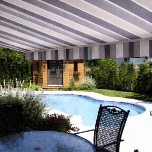 MITJAVILA DK150 Semi-Cassette 11'6" x 9' Motorized Awning (T502)